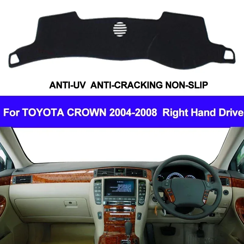 

Car Dashboard Cover Non slip pad For Toyota Crown 2004 2005 2006 2007 2008 Auto Car Dash Mat Sun Shade Pad Anti-UV Cushion
