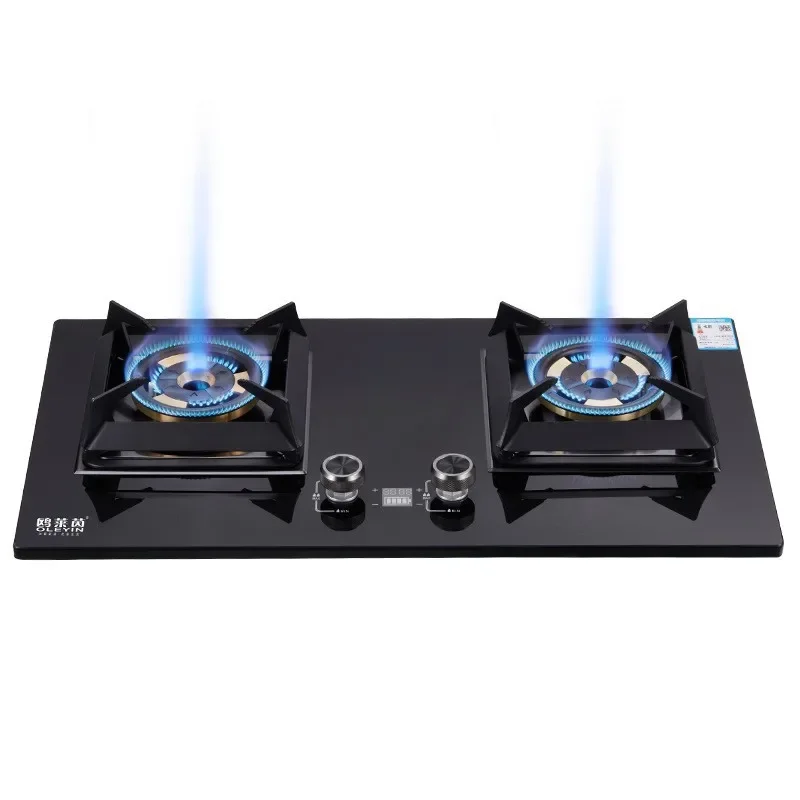 Household natural gas stove, turbocharged direct injection gas stove, timed liquefied gas stove