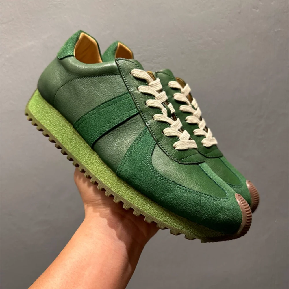 أحذية كاجوال كلاسيكية قابلة للتنفس - أحذية جديدة عصرية ومريحة وعصرية ومتعددة الاستخدامات من الجلد الأصلي للرجال #5