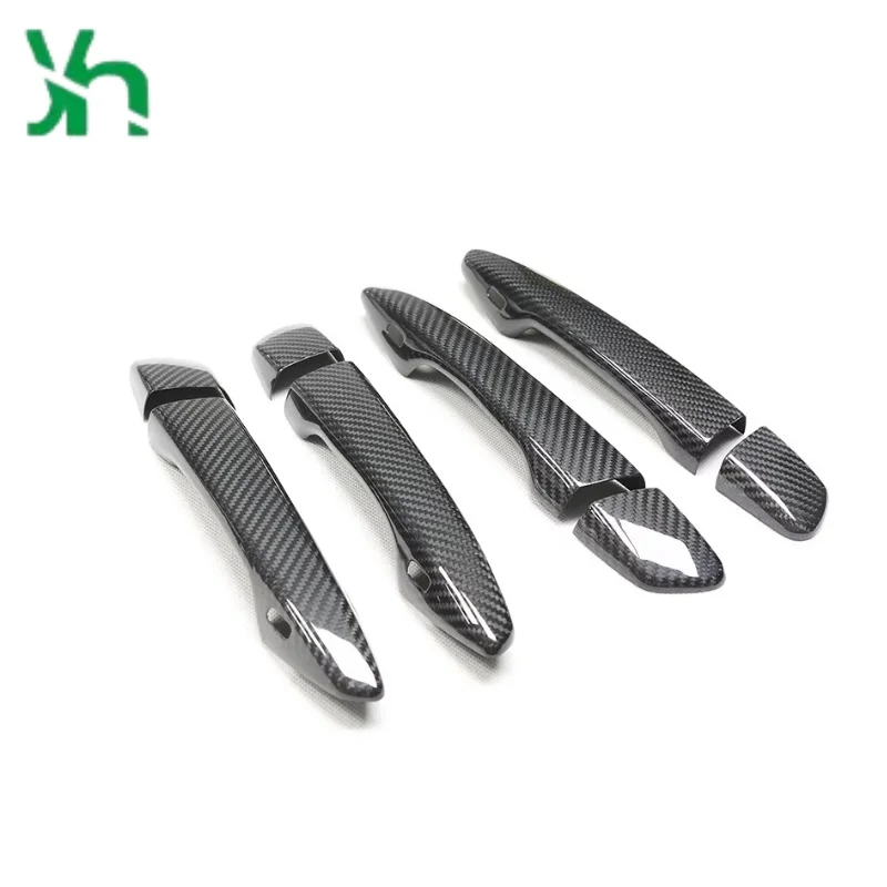 بالنسبة لكزس GT هو غطاء مقبض الباب الجانبي من ألياف الكربون الحقيقية ES GS RX Classic #2