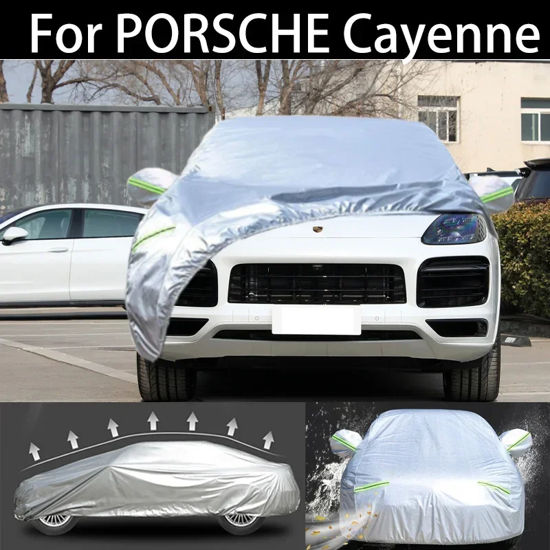 

For PORSCHE Cayenne car Cover Dustproof Outdoor Indoor UV Snow Resistant Sun rain Protection waterproof hail cover for car