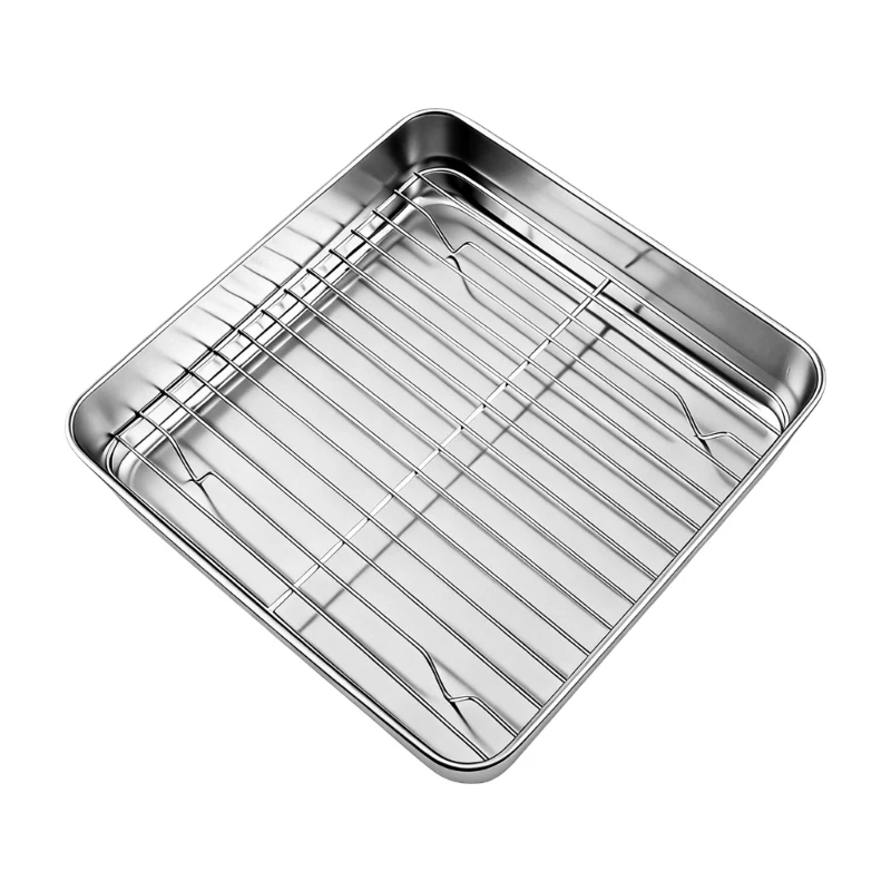 Large Stainless Steel Cookie Pan Ensures Uniform Baking Result Without Burning Or Sticking Kitchen Baking Equipment HX6C