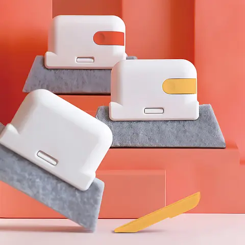 창문 청소 브러시, 창턱 홈 데드엔드 캐비닛 틈새 브러시, 탈착식 가정용 다기능 청소 도구