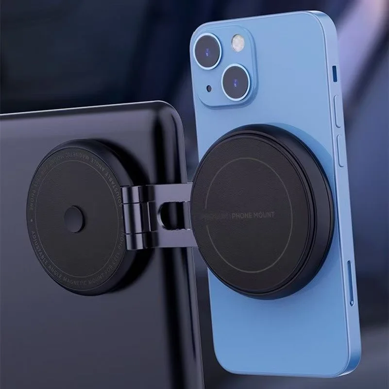 For Tesla Model 3 Y Magnetic Screen Phone Mount 360° Rotation MagSafe Compatible Strong Magnet Screen Phone Holder