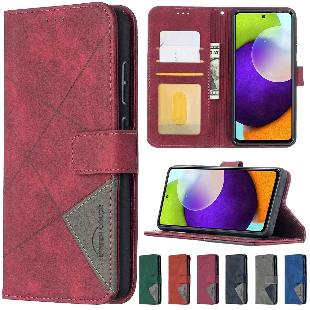 

Wallet Card Magnetic Flip Leather Case For Samsung Galaxy A05s A14 A15 A34 A35 A52 A53 A54 A55 S24 Ultra S23 Plus S22 S21 S20 FE