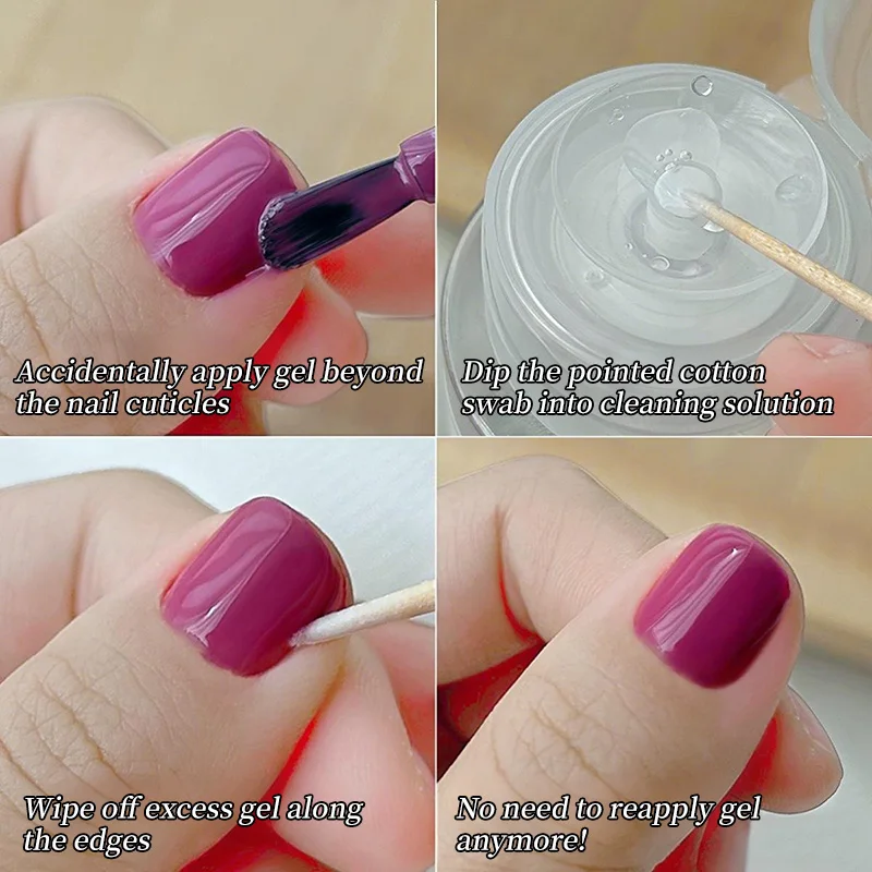 100 個両頭綿棒木製スティック付き尖った先端綿棒マニキュアリムーバー用使い捨てアートツール