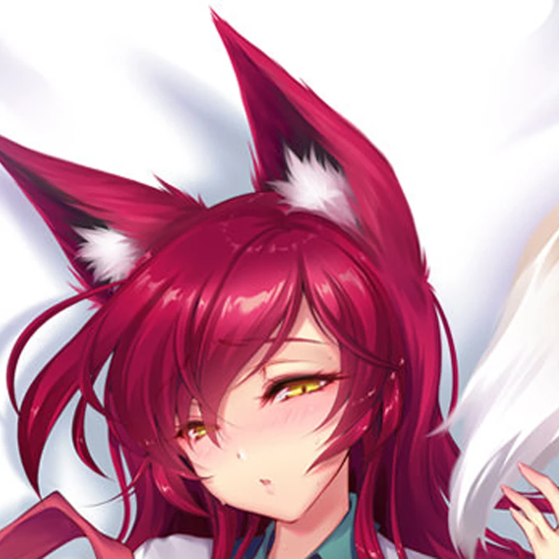 

Dakimakura Anime Pillow Case Ahri Double-sided Print Of Life-size Body Pillowcase Gifts