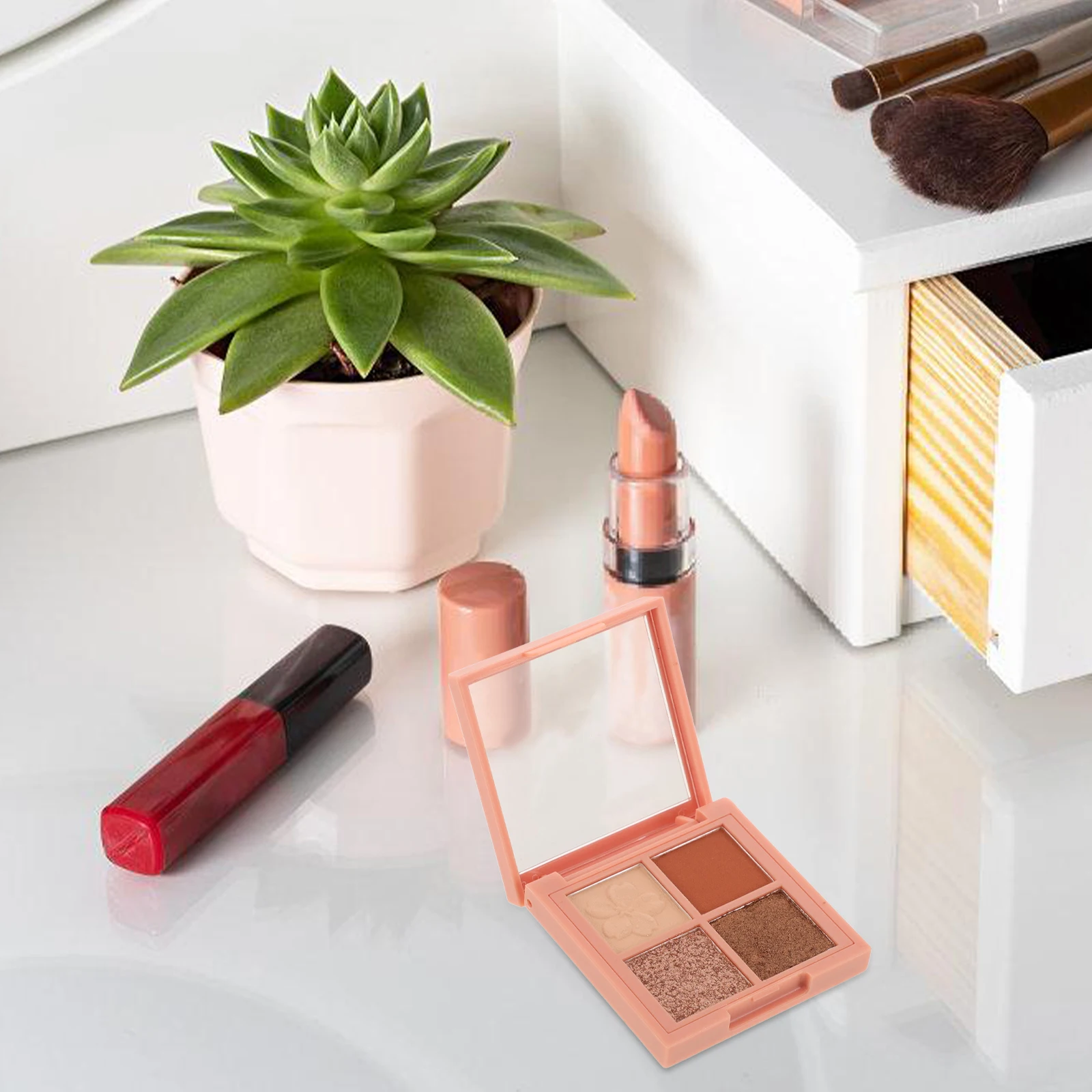 

Eyeshadow Palette Elf Matte Blush Bronzer Highlighter Concealer and Liquid Travel