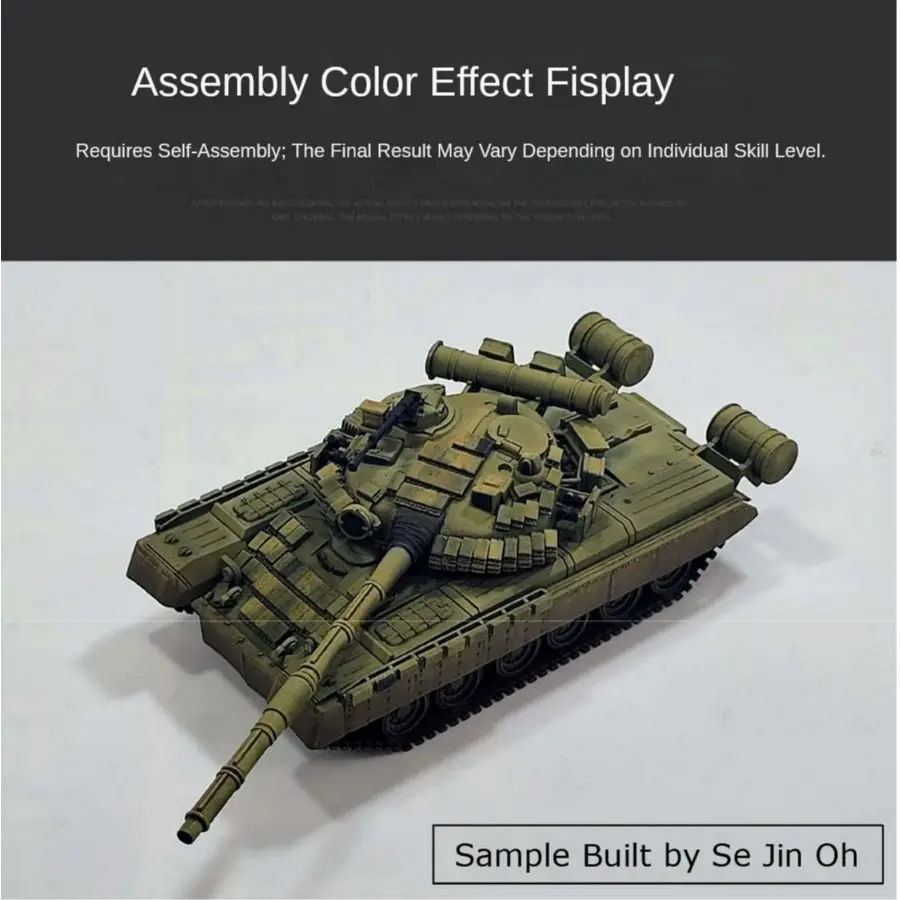 AC13434 Academy 1/72 T-80BV Soviet Main Battle Tank Assembly Military Model Kit