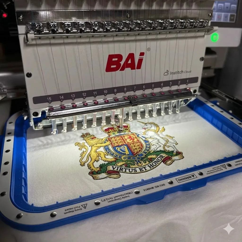 

BAI The MIRROR/The VISION/The VISION 2 HEADS/KESI 1504/KESI 1506/KESI 1508 with Sewtalent Magnetic Embroidery Hoop Mighty Hoop