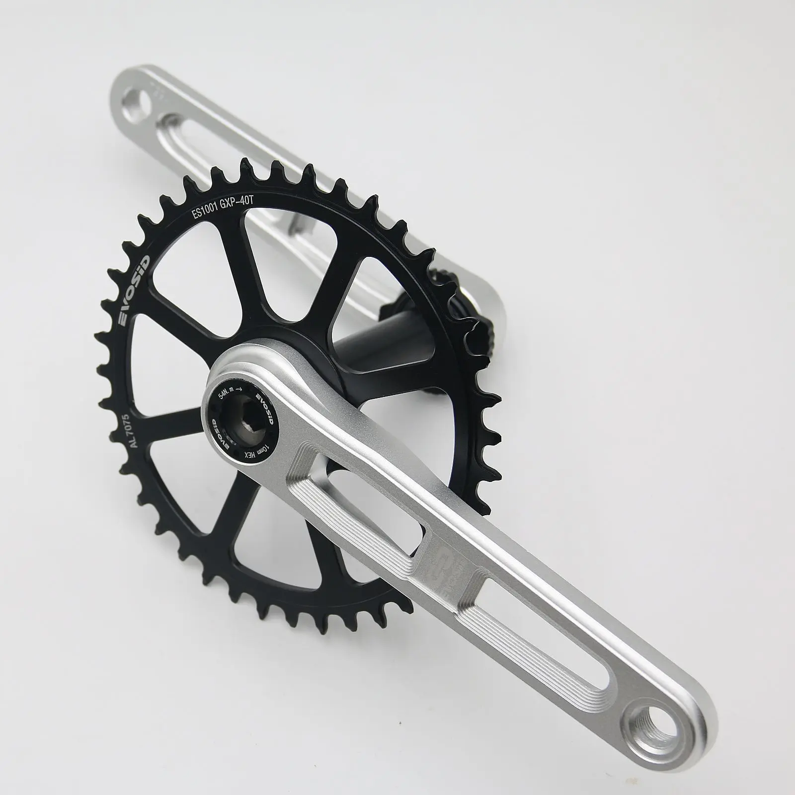 EVOSID Road Bike Hollow Crankset High-strength Lightweight Design 3-Nail Direct-Mount Disc