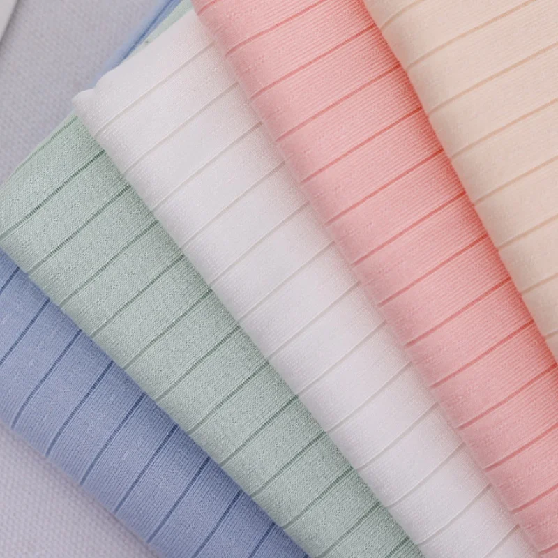 170x50cm Bamboo Fiber Jacquard Children's Class A Openwork Knitted One-Piece Dress Fabric