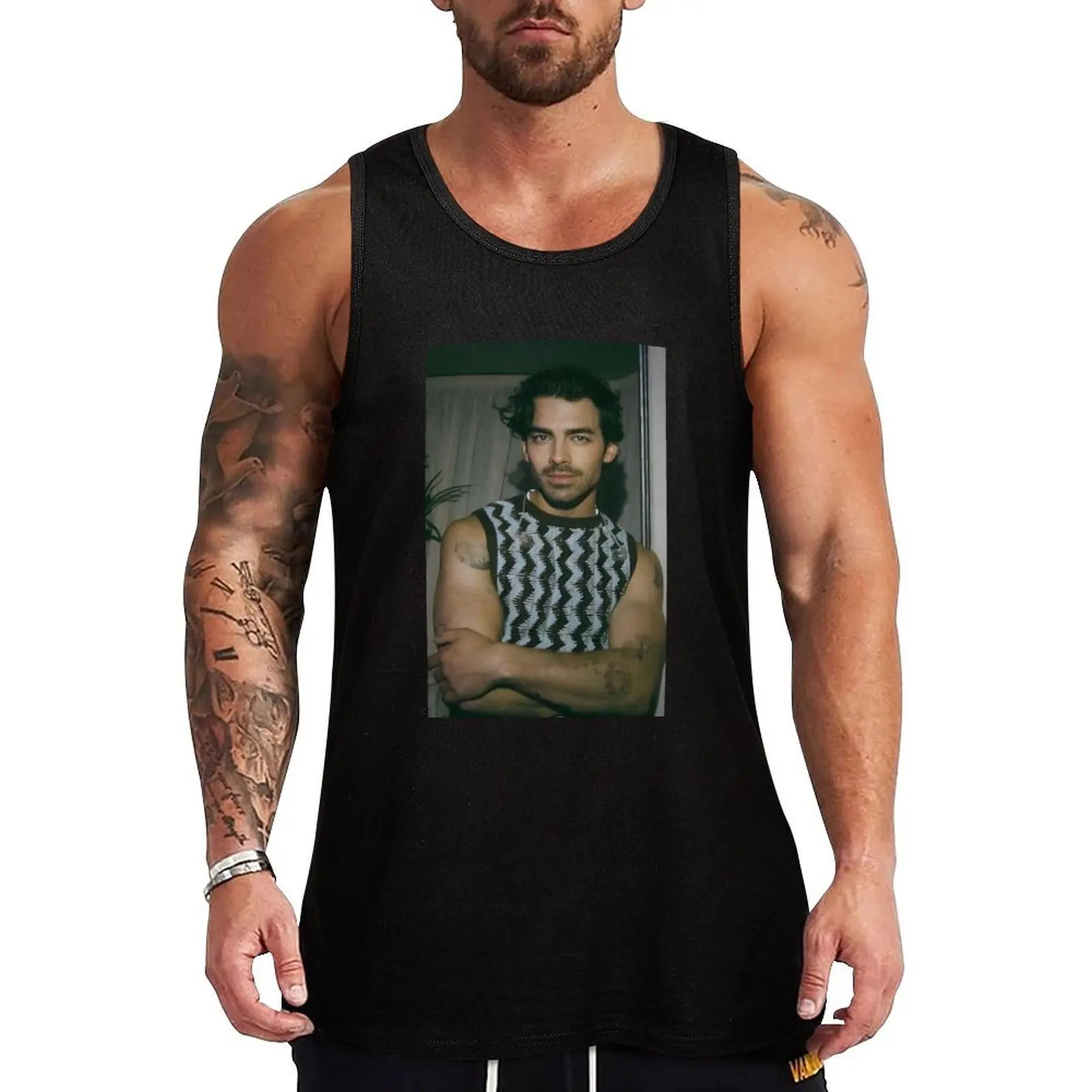 

Joe Jonas Tank Top tops Men's gym t-shirts Sleeveless T-shirt summer clothes men 2025