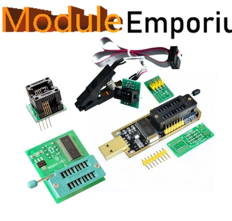 Picture 3: CH341A 24 25 Series EEPROM Flash BIOS USB Programmer Module + SOIC8 SOP8 Test Clip For EEPROM 93CXX / 25CXX / 24CXX