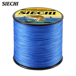 SIECHI 300M 4 Strands Weaves PE Braided Fishing Line Multifilament River Fishing 12LB 15LB 20LB 30LB 38LB 43LB 52LB 65LB 83LB
