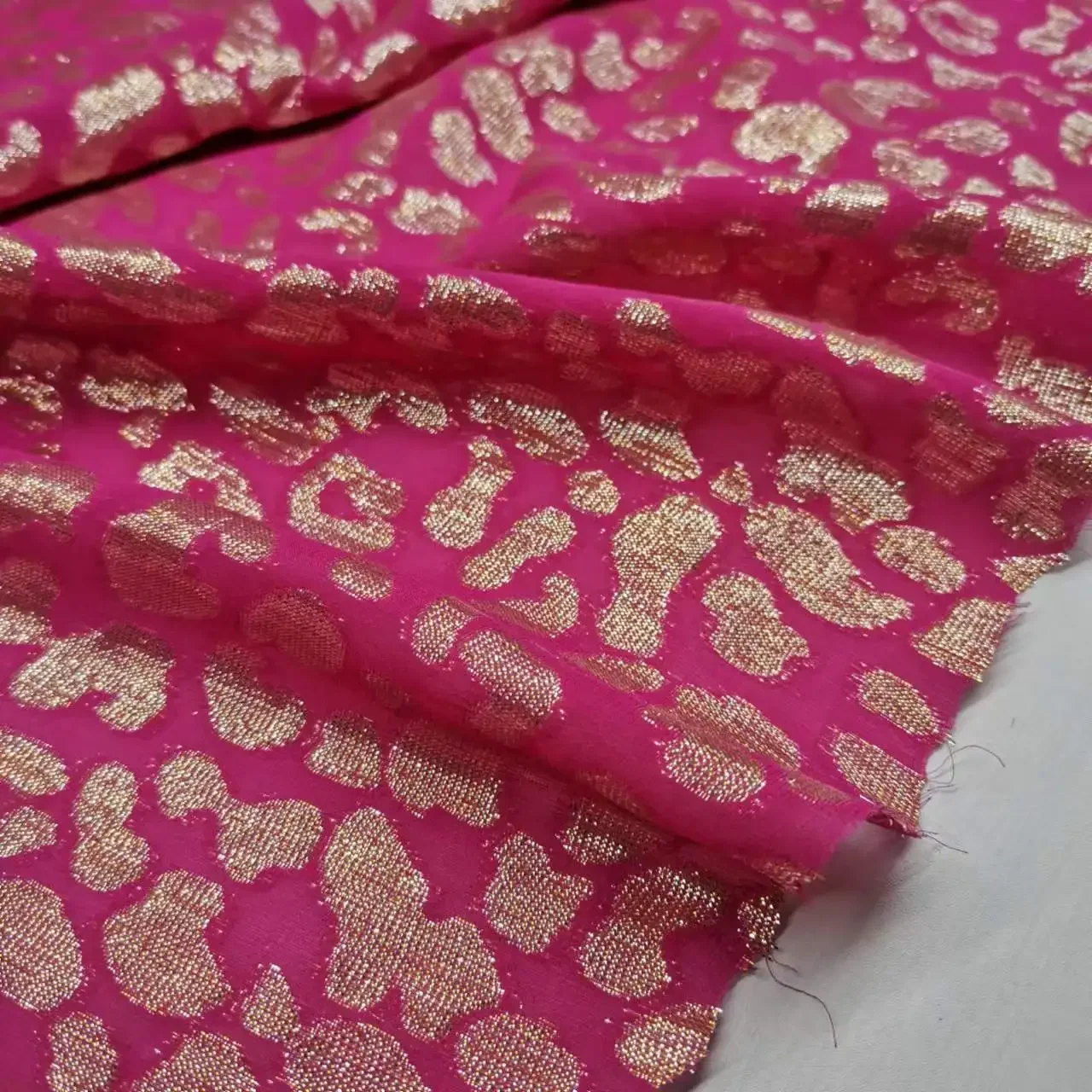 Metal Brocade Silk Somali Dirac Jacquard With Metallic Lurex Mulberry Soie Saree Dress Tissue