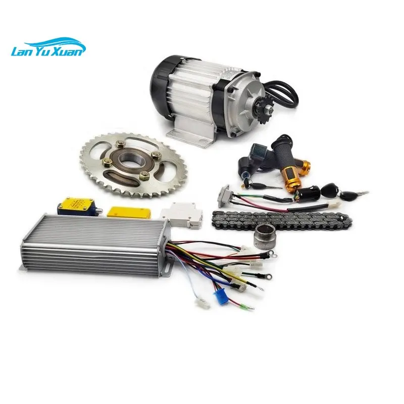 

1000W 48/60V Electric Trike Conversion Kit BM1412ZXF UniteMotor Tricycle Rickshaw Motor FOR THREE WHEEL EBIKE