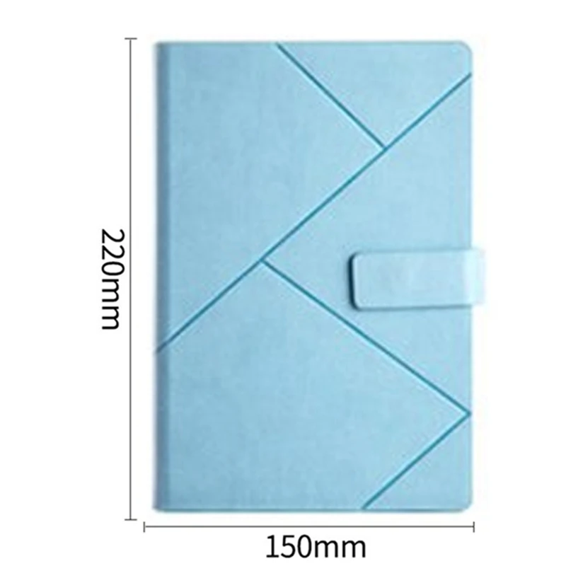 Blue Leather Agenda Notebook, Diário, Papelaria, Jornal para a Escola, Material de Escritório, 1 Pc