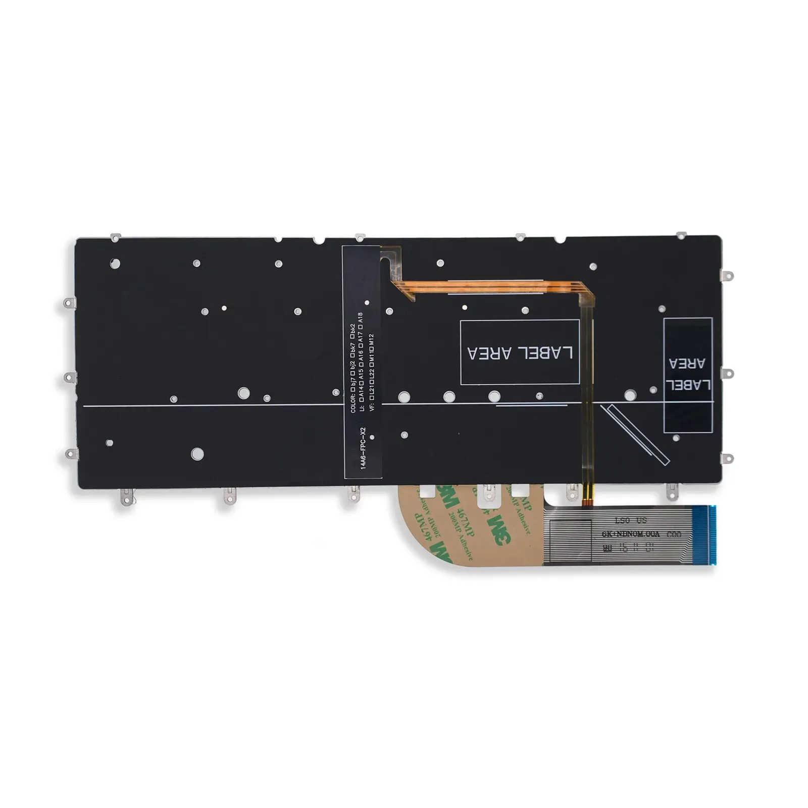 

for DELL XPS 13 0DKDXH NSK-LS0BW 9343 13 9350 no pointer with backlight US Laptop Keyboard