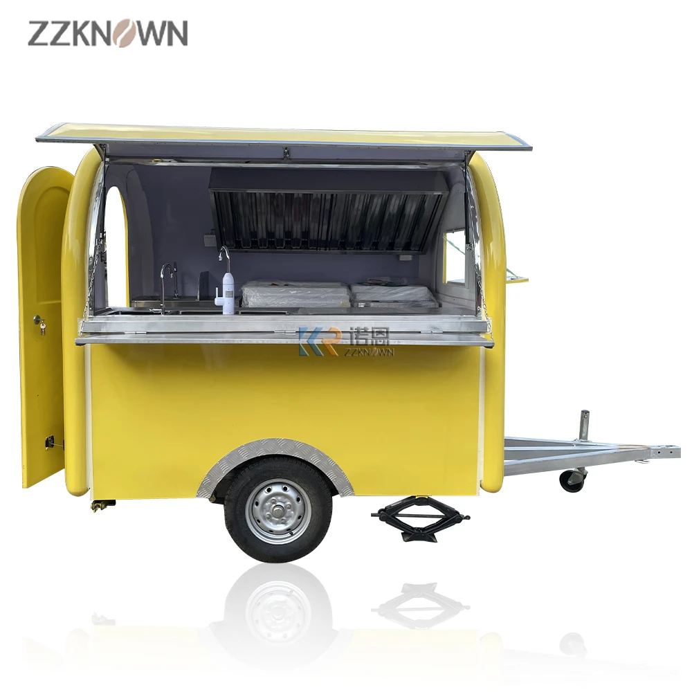 2024 Mobile Food Trailer Pizza Food Cart Ice Cream Coffee Bakery Equipment Food Truck