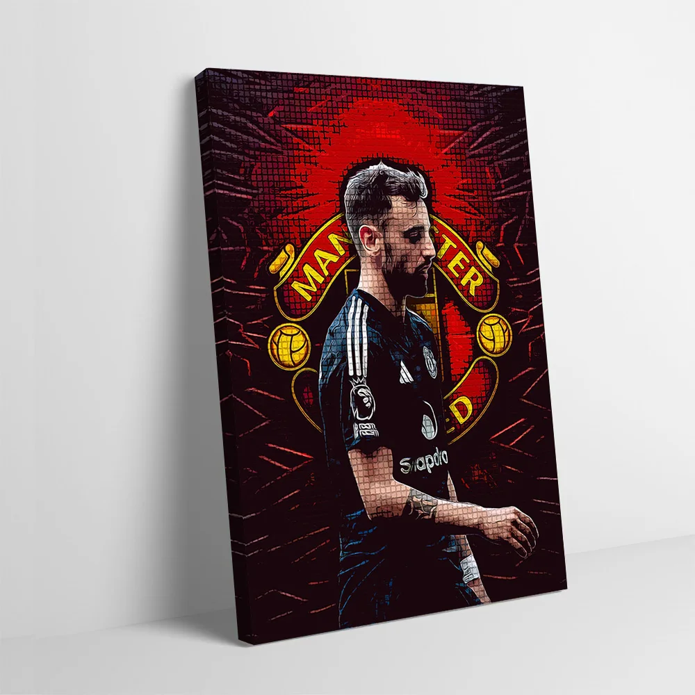 United Football Player Printing Poster Customizable Pictures Wall Art Canvas Painting for Room Ornaments Bedroom Decoration Arts