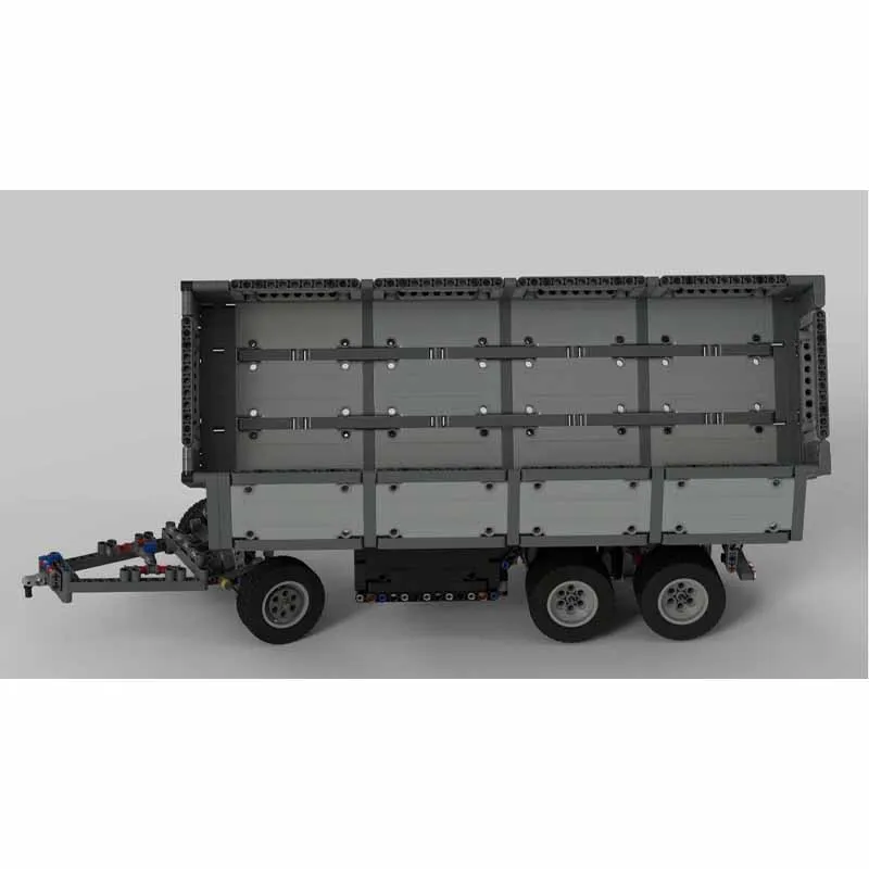 42043 Tilt Trailer with Pneumatic Device MOC-71077 Difficult Assembling Blocks 1490pcs Christmas Gift for Kids