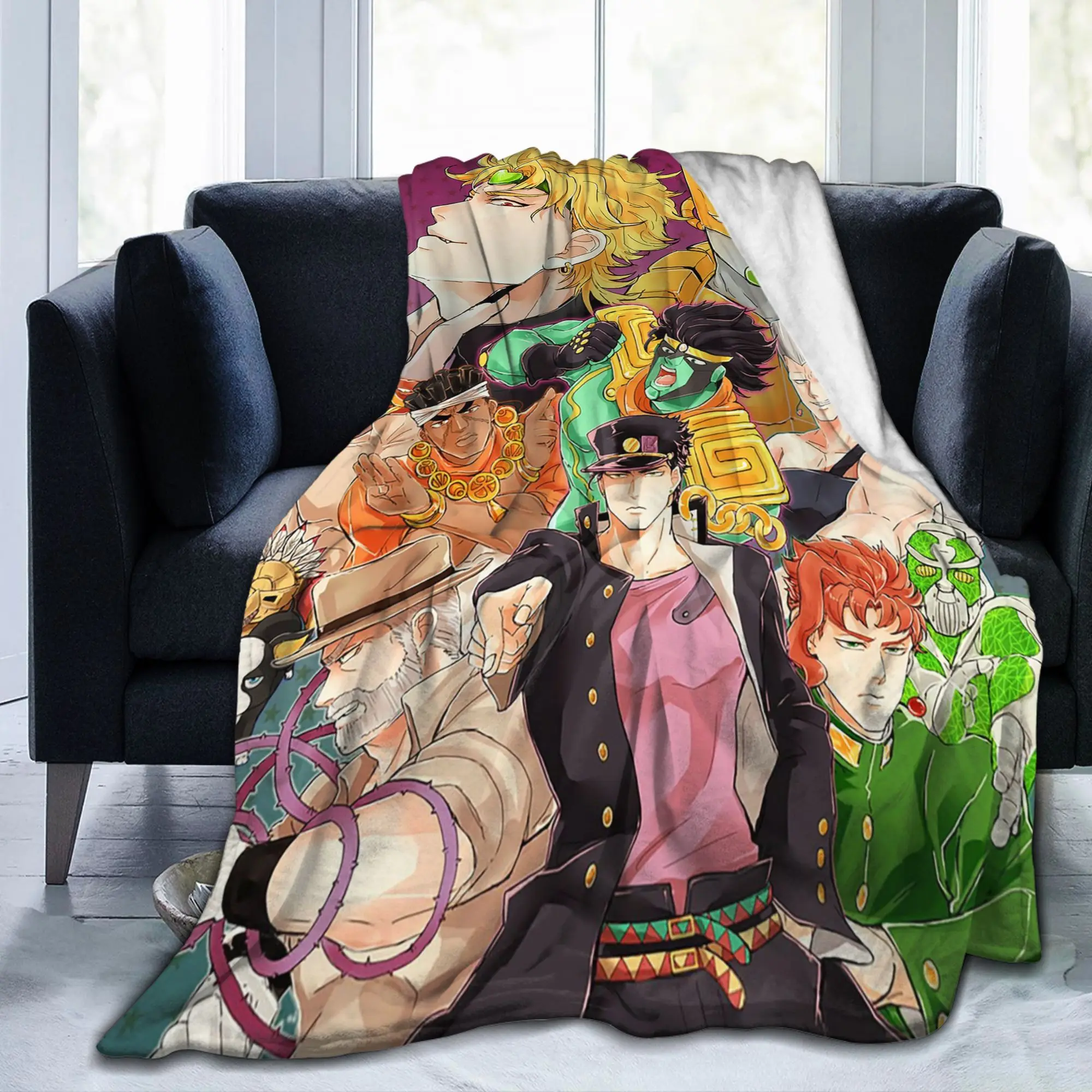 Outdoor Adventure Quilt - جوزيف جوستار كوجو جوتارو ديو بطانيات