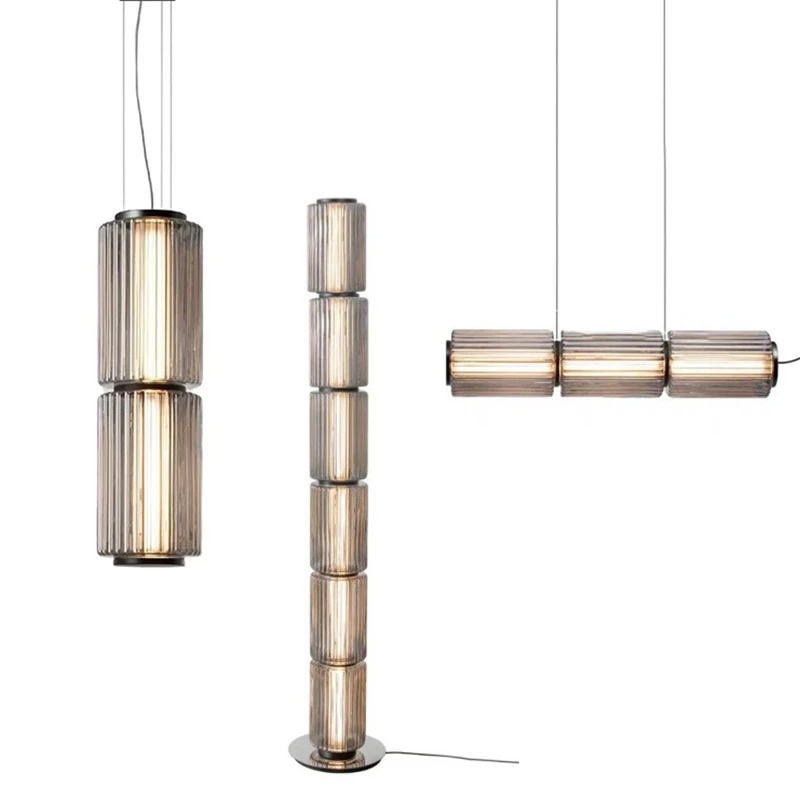 

Nordic Designer Floor Lights For Indoor Living Room Bedroom Decor Nordic Led Pendant Light Smoke White Glass Bright Desk Lamps