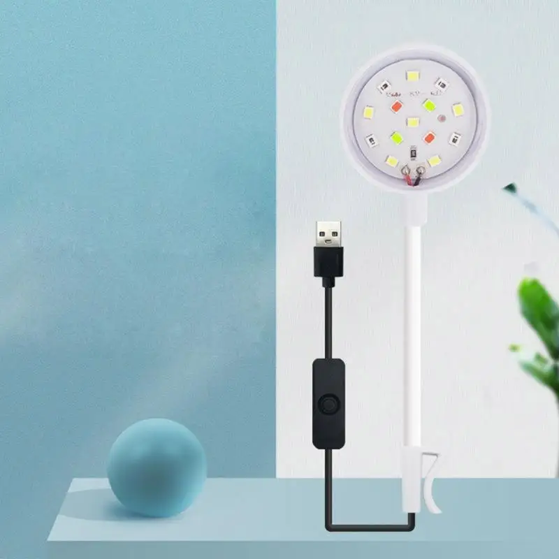 2025 nieuwe draaibare led-aquariumverlichting schoon water groeien aquariumlandschap clip-on lampen