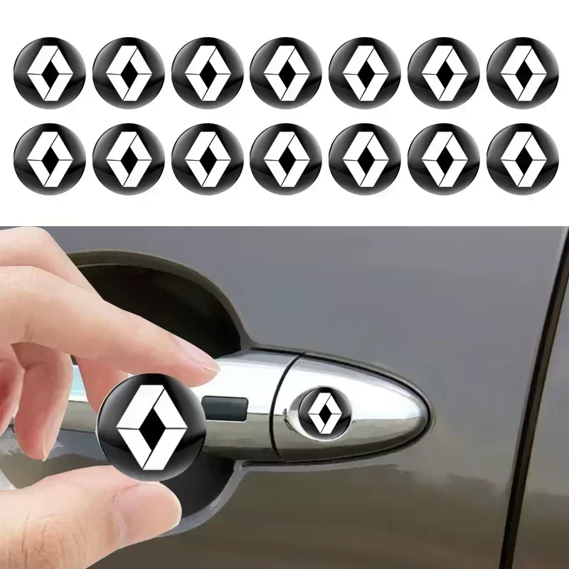 

Car Lock Stickers Keyhole Anti-blocking Protection Styling For Renault koleos duster megane 2 logan renault clio Car Accessories