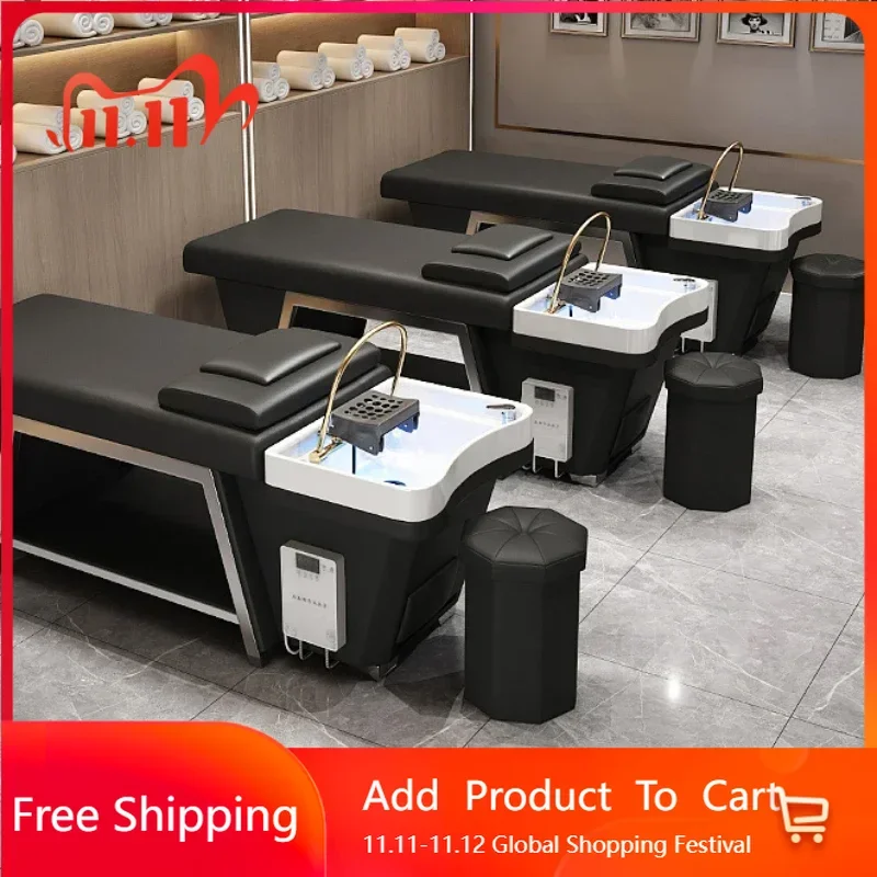 

Becken Head Spa Reclining Thai Intelligent Water Cycle Professional Barber Wash Hair Washbasin Japanese Cadeira Trendy Furniture