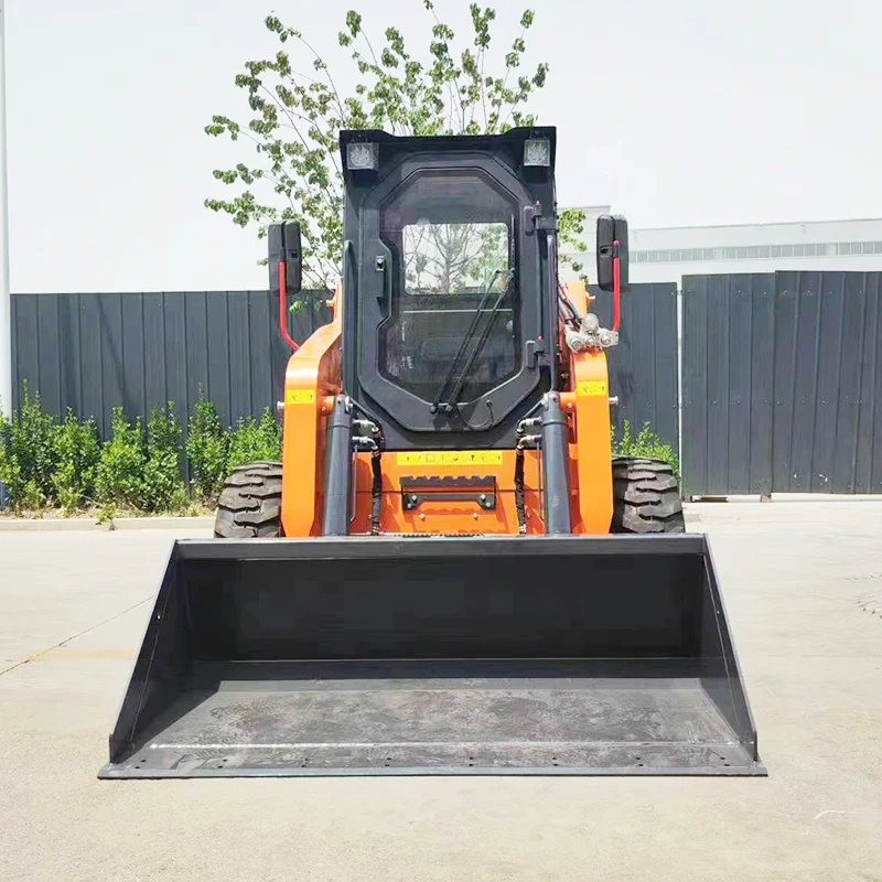Small Skid Steer Loader With 60+ Attachments Multifunctional Construction Equipment