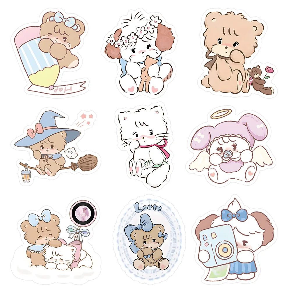 10/30/60 STUKS Leuke MIKKO Stickers Kawaii Cat Girl Cartoon Decals Kids Speelgoed Koelkast Bagage Laptop Telefoon Gitaar Auto Fiets Decoratie