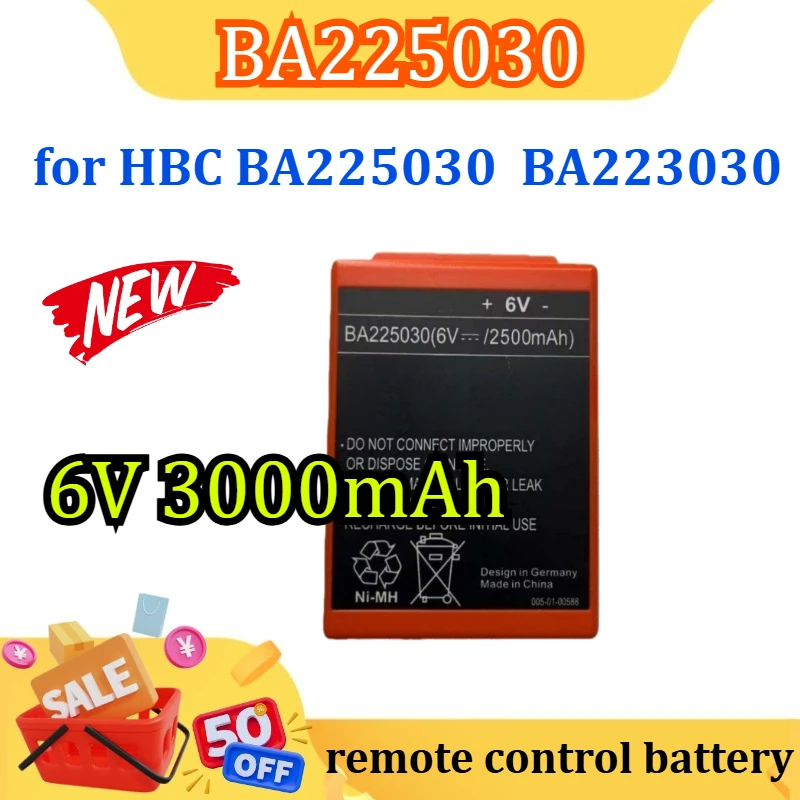 جديد لـ HBC BA225030 BA223030 1500mAh 2100mAh 3000mAh جهاز التحكم عن بعد ni-mh ملحقات البطارية 2500mAh