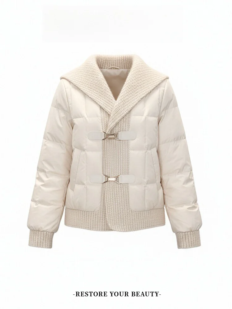 

Женская утепленная хлопковая куртка на флисовой подкладке, зимняя теплая верхняя одежда с воротником-шарфом, универсальное пальто в корейском стиле с длинными рукавами