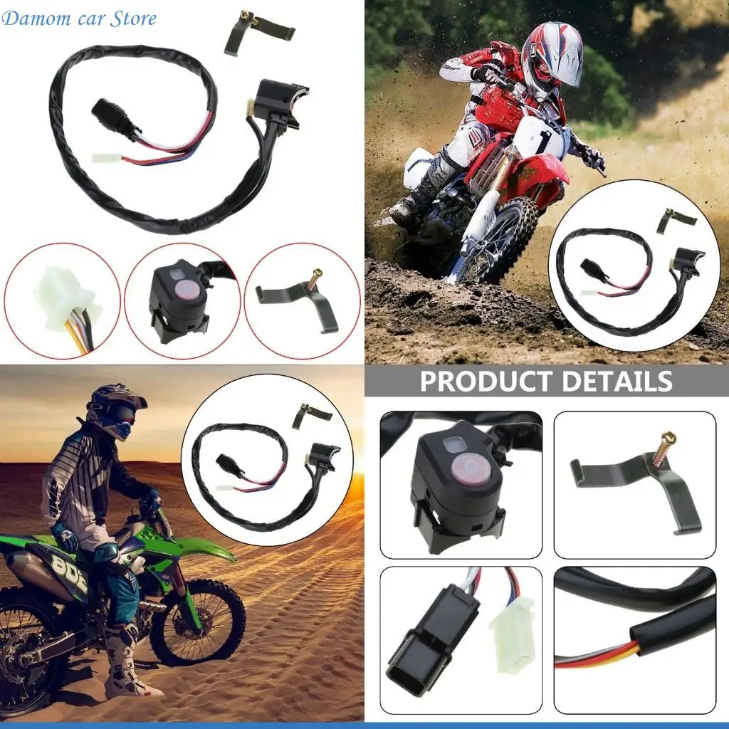 

A2UC 22 -мм прочный мотоцикл ATV Двойной спортивный квадратный Quad Start Horn Off STOP Switch