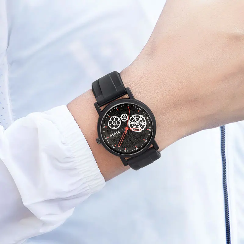 2026 New Fashion Casual Quartz Watch Women Mens Sports Silicone Strap Watches Relogio Feminino Ladies Wrist Wtach Men's Clock