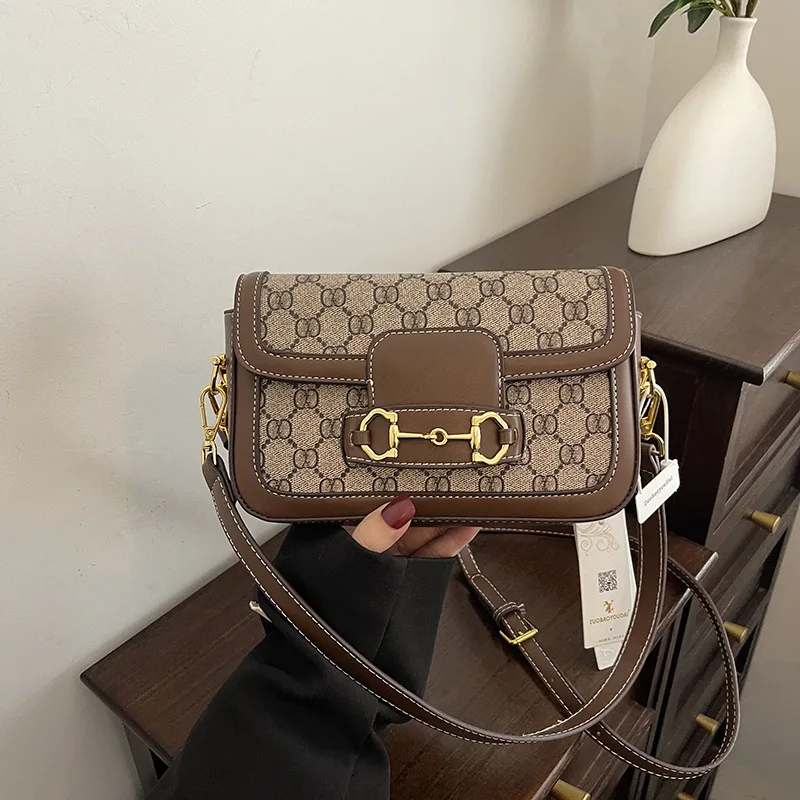 

Luxury Brand 2025 New Early Fall Saddle Bag Temperament Underarm Bag Women's Senior Sense Single Shoulder Crossbody Bag