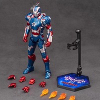 ZD Toys Iron Man Action Figure Iron Patriot MK1-7 MK17 MK33 MK85 MK3 War Machine Legends Avengers Tony Stark Collect Toy Gift