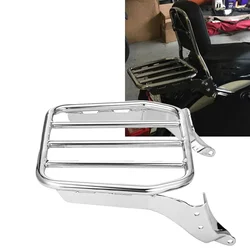 Detachable Rear Sport Luggage Rack Trunk Bracket For 2018-2024 Harley Softail FLDE FLHC Slim FLSL Motorcycle Accessories Chrome