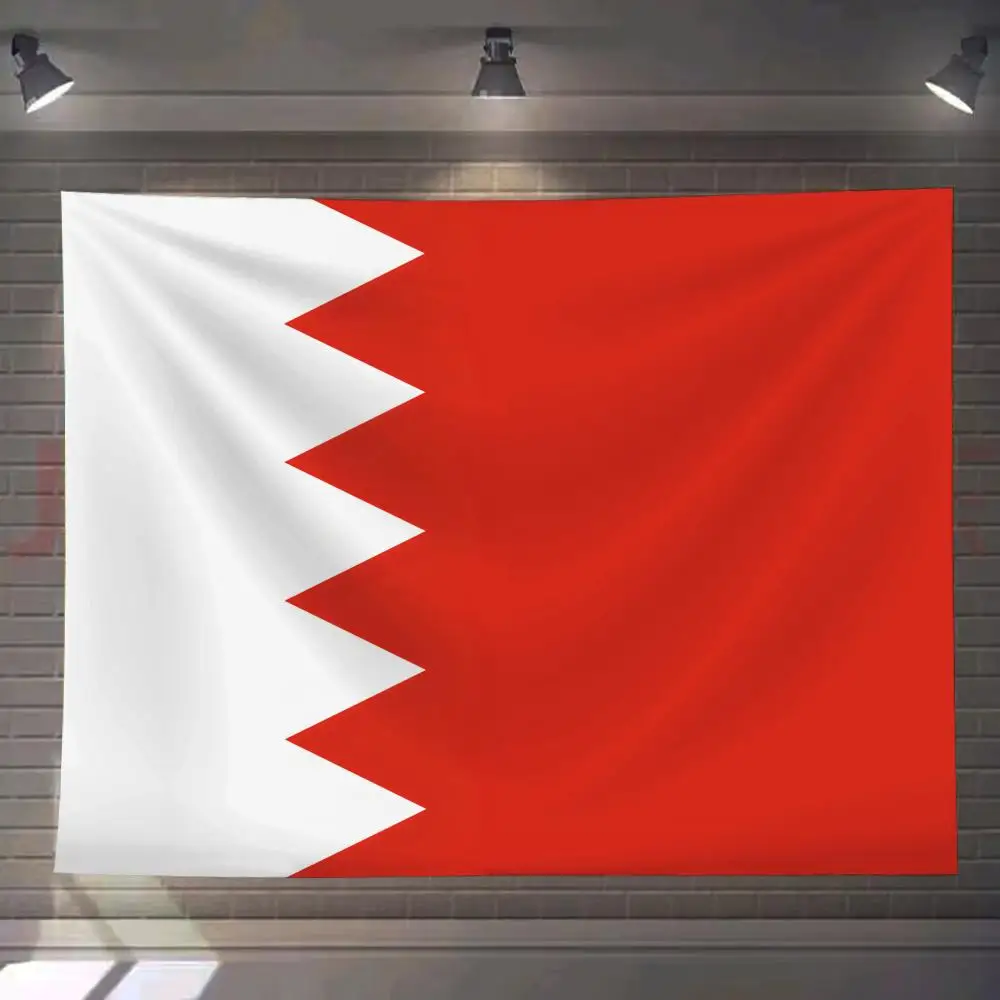 

Bahrain nation logo Tapestry Custom Living Bedroom Party Dormitory interior Wall bohemian Decoration Attached clip