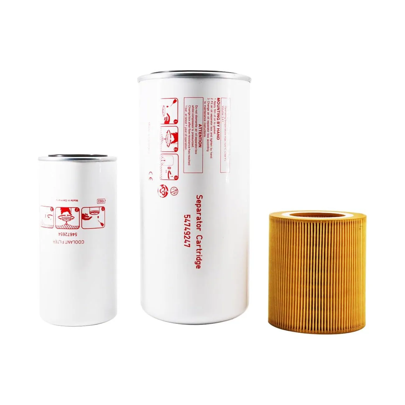54749247 54672654 89295976 Filter Kit Compatible with Air Compressor UP5 UP6 UP6-15 UP6-30 Replace 22436331 A10525274 22354633