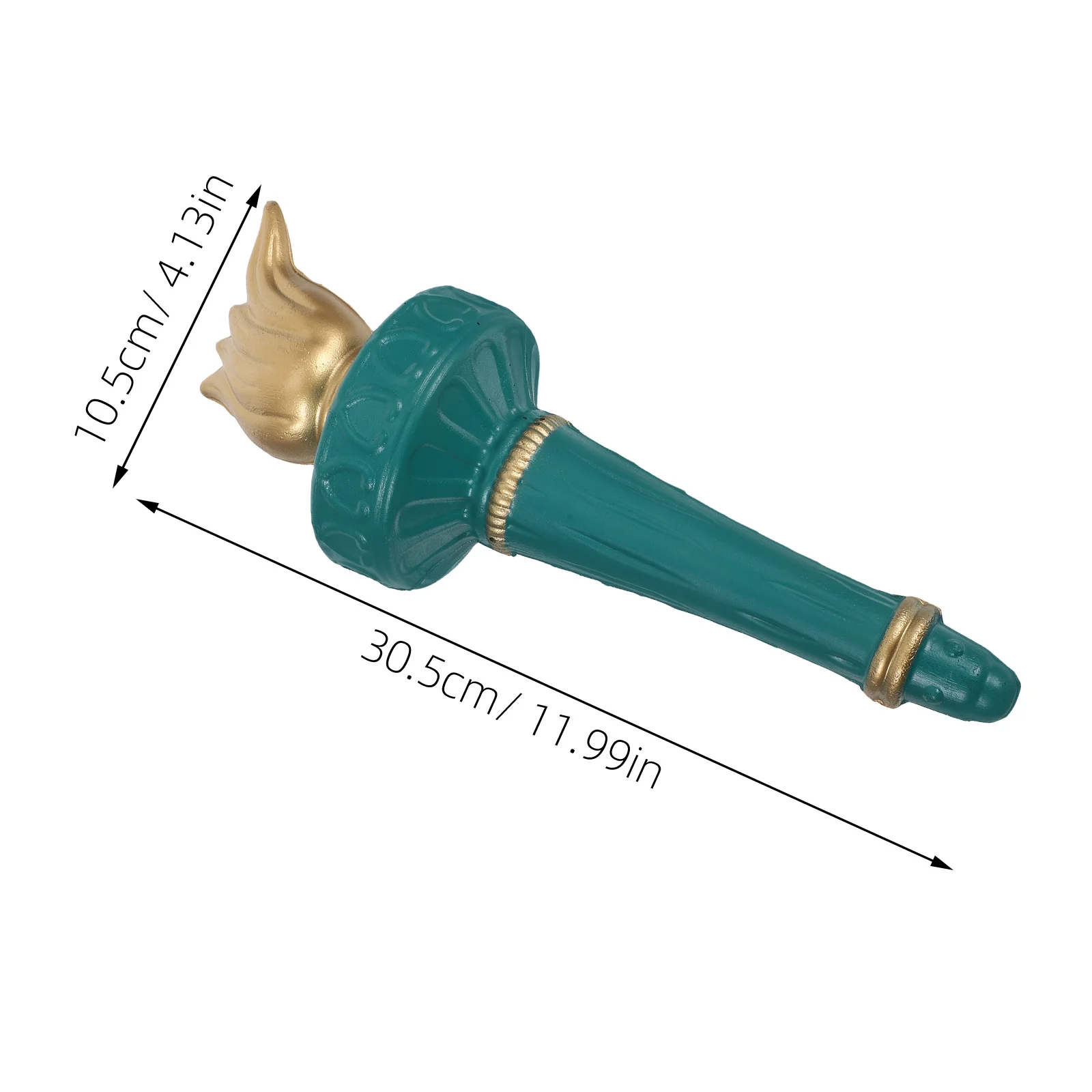 لعب الأدوار الدعامة الشعلة تمثال الحرية تأثيري ملحق لجميع القديسين 4th من يوليو حفلة يده الشعلة الدعامة ديكور #3