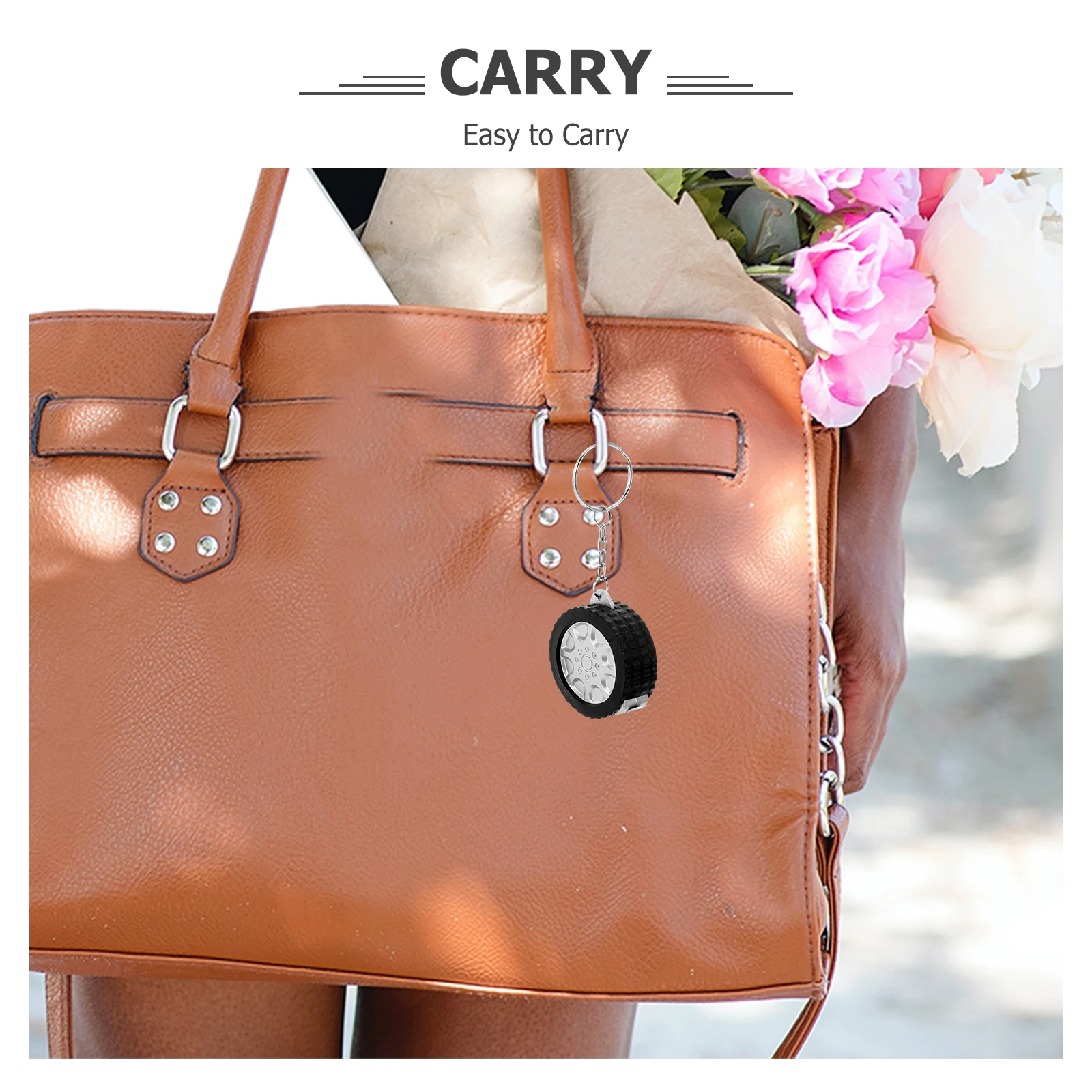 إطار صغير شكل نقل الحرارة المفاتيح شريط القياس كيرينغ DIY بها بنفسك التسامي مفتاح حامل أداة قياس للمنزل السفر في الهواء الطلق #3