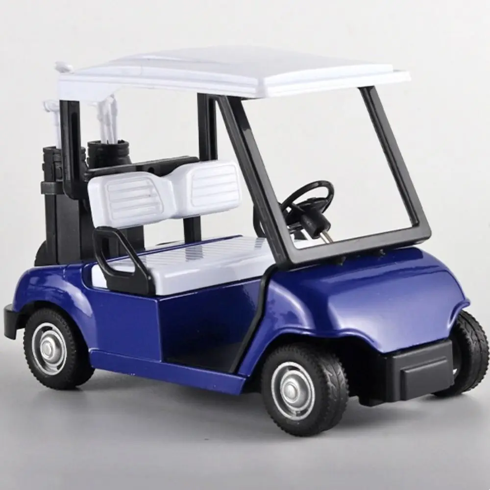 Carro de Golf a escala 1:20, modelo de simulación, carrito de Golf en miniatura extraíble, aleación fundida, decoración del hogar, carrito de Golf, vehículos de juguete