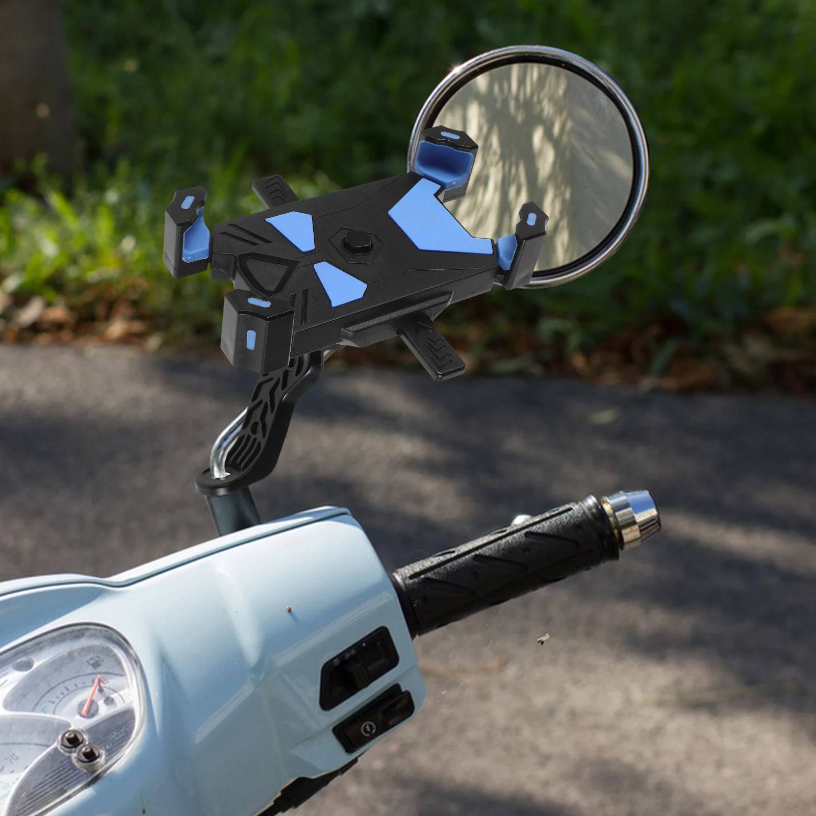 

Motorcycle Phone Mount 360 Rotation Shockproof Universal Bike Cellphone Holder For Electric Bike Cycling Navigation