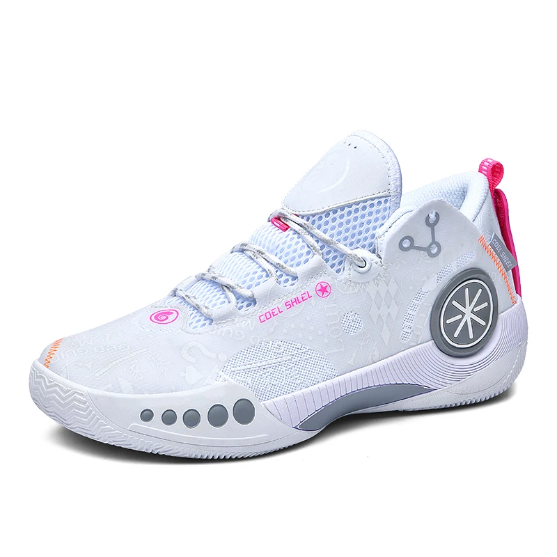 

Mens Sneakers Mesh Casual Shoes Breathable Anti-slip Running Shoes Womens New Shock-absorbing Elastic Shoes Outdoor Basketball S