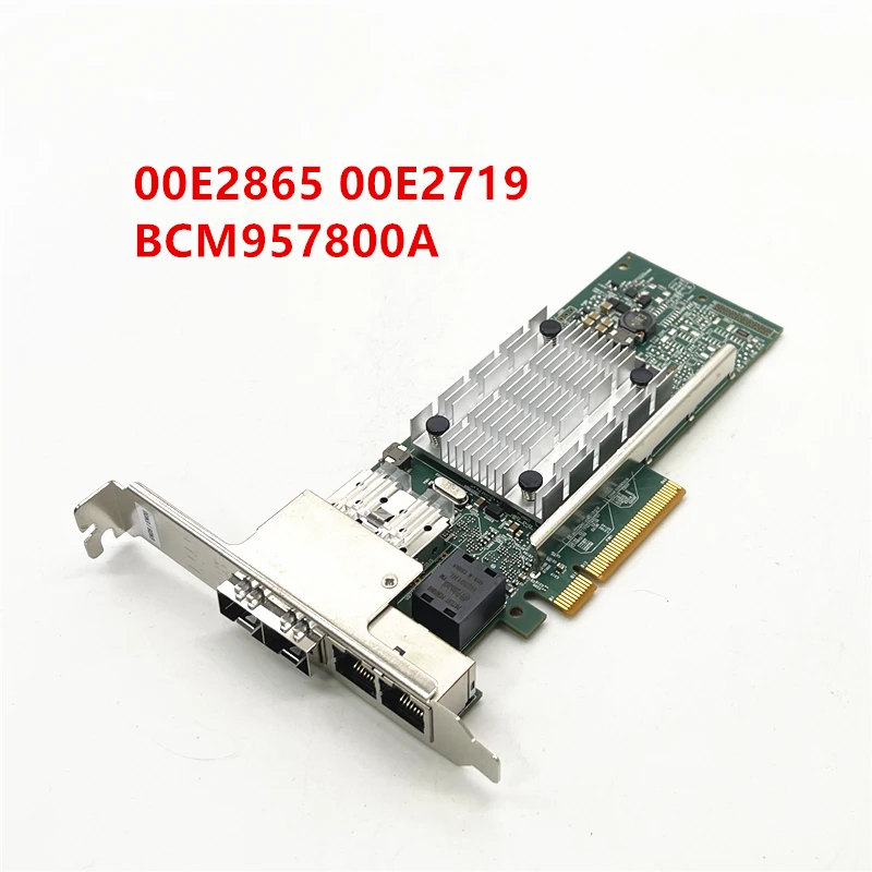 

EN0S EN0U 00E2865 00E2719 BCM957800A 10G 2-портовая оптоволоконная сетевая карта 10G для серверного компьютера