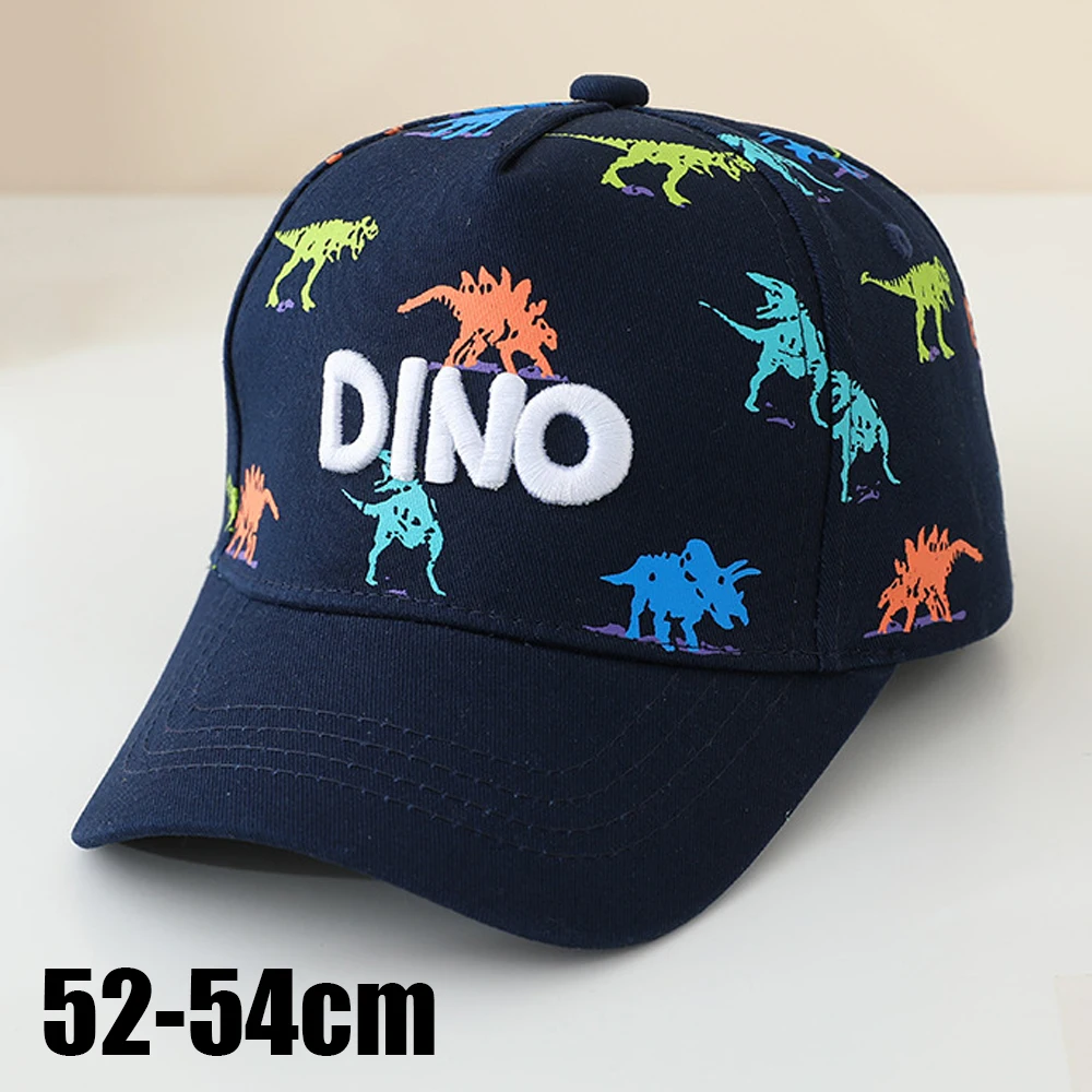 

Children Baseball Cap Cute Dinosaur Printing Graffiti Spring Summer Cap for Kids Boy Girls Sunhats 52-54cm