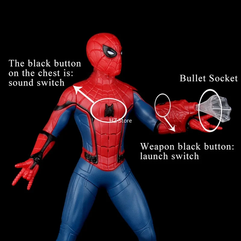 マーベルスパイダーマンデラックストアクションフィギュア、ホームから